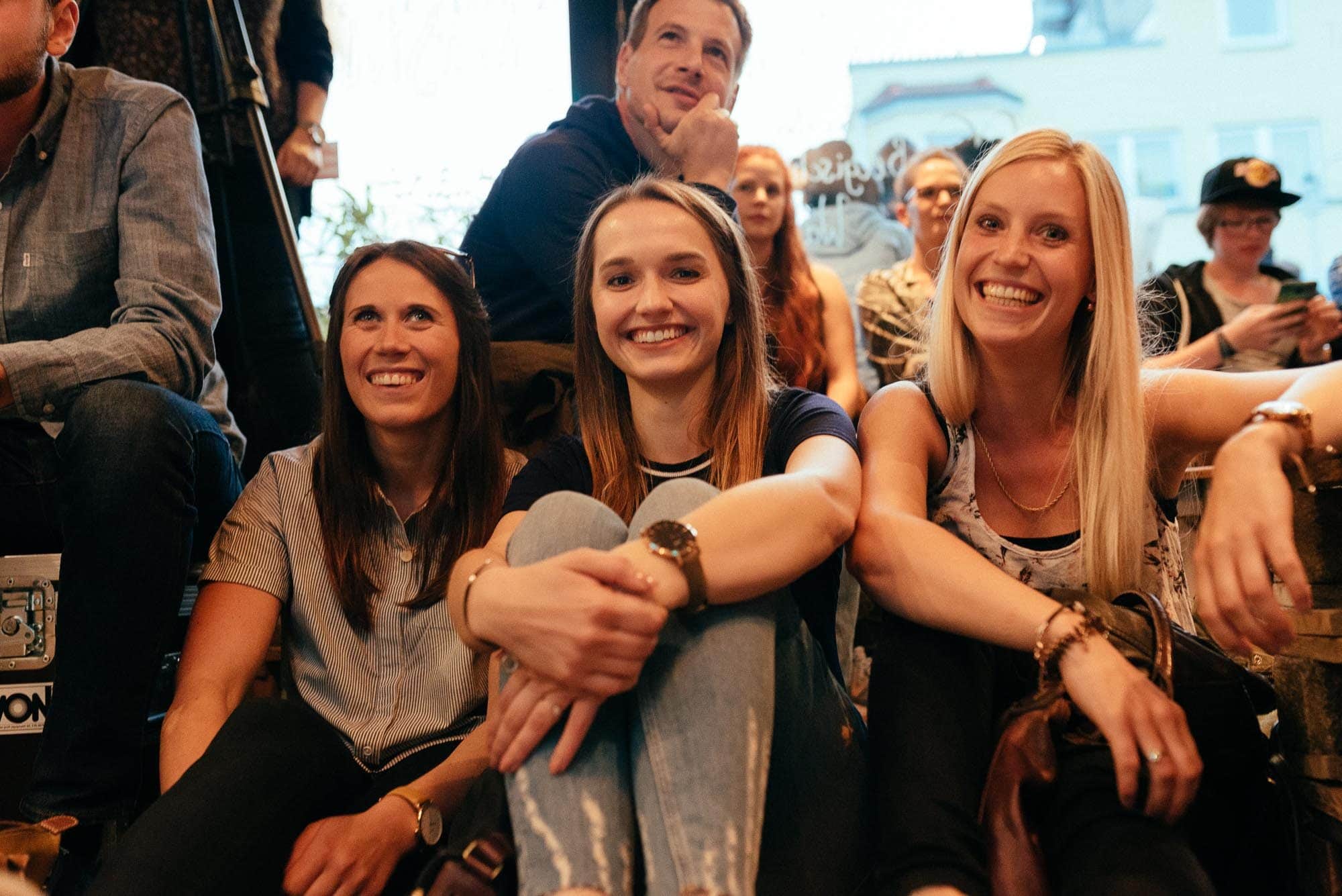 Konzerpublikum Nahaufnahme.