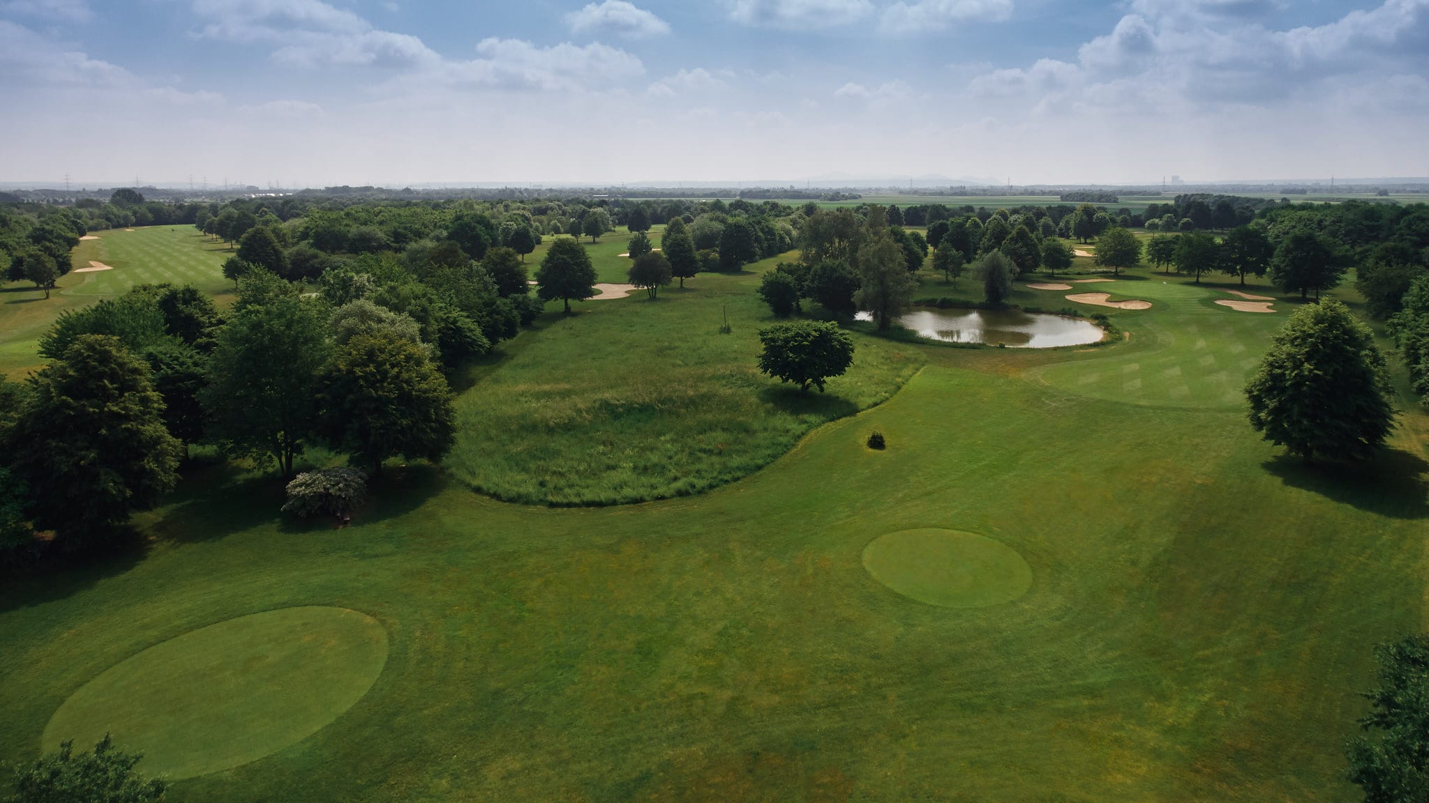 Seen auf dem Grün des Golfclubs Clostermannshof.