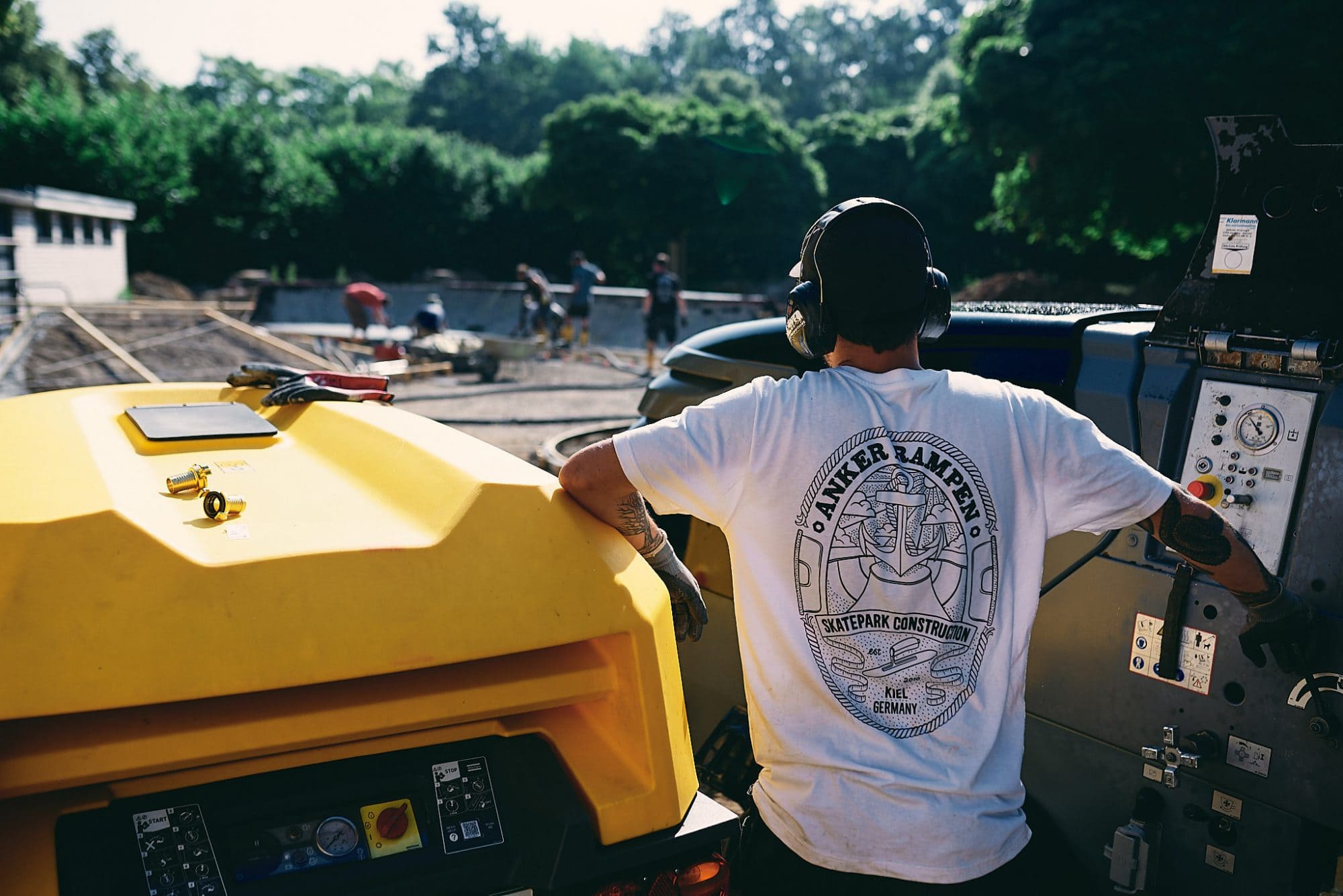 Baustellen Dokumentation Skatepark Bonn
