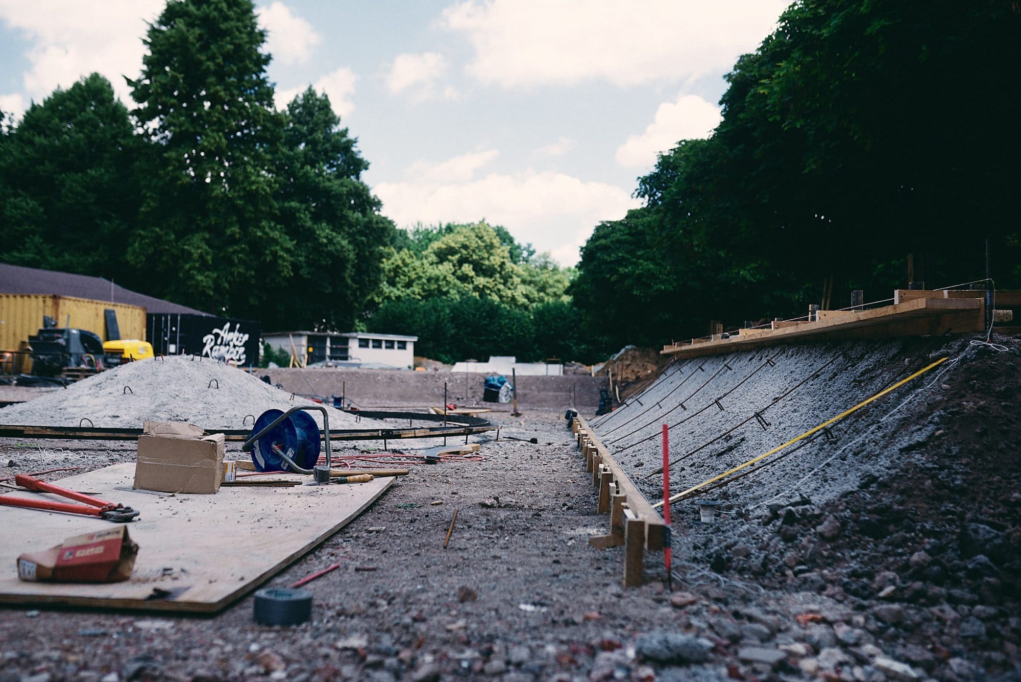 Baustellen Dokumentation Skatepark Bonn
