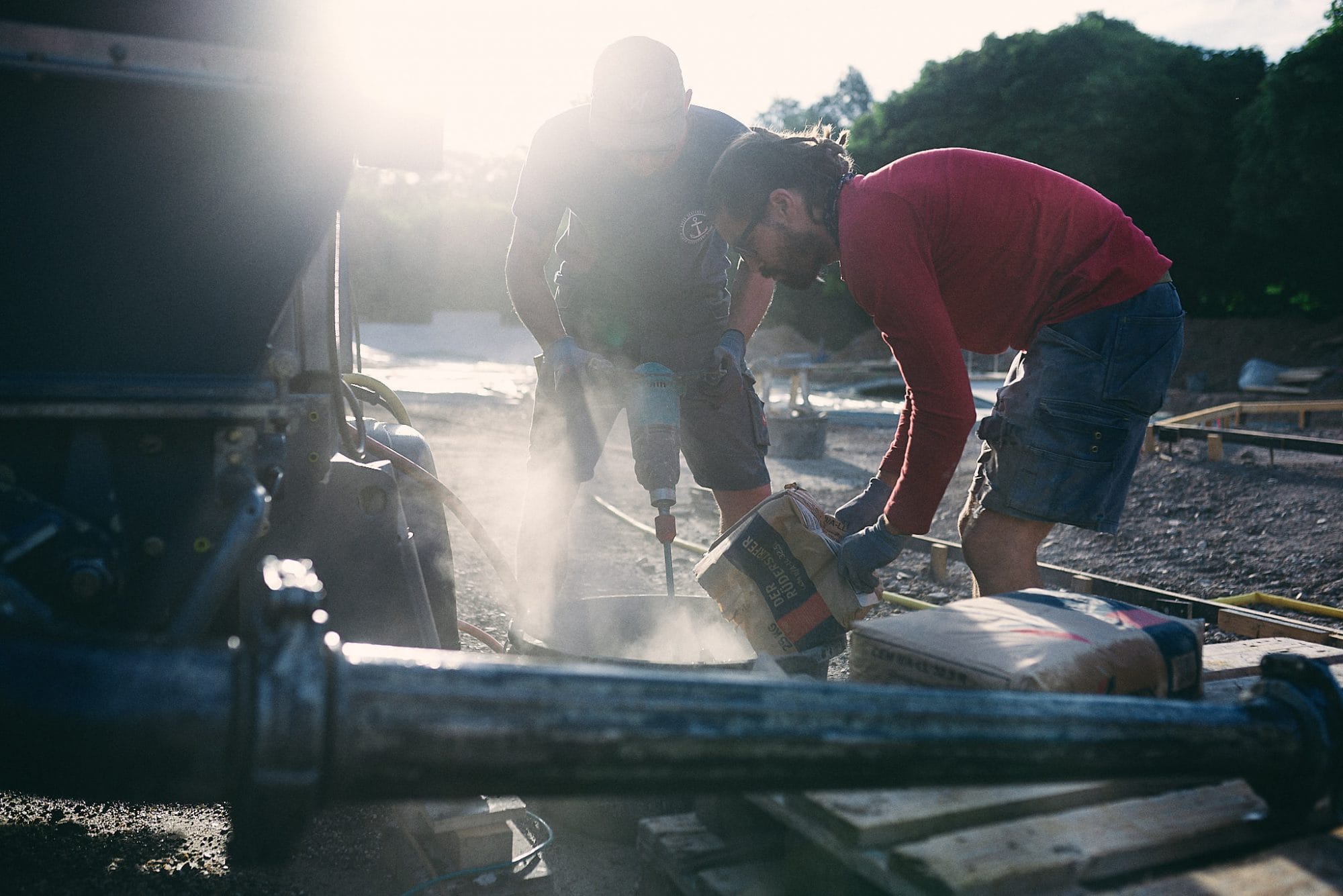 Baustellen Dokumentation Skatepark Bonn