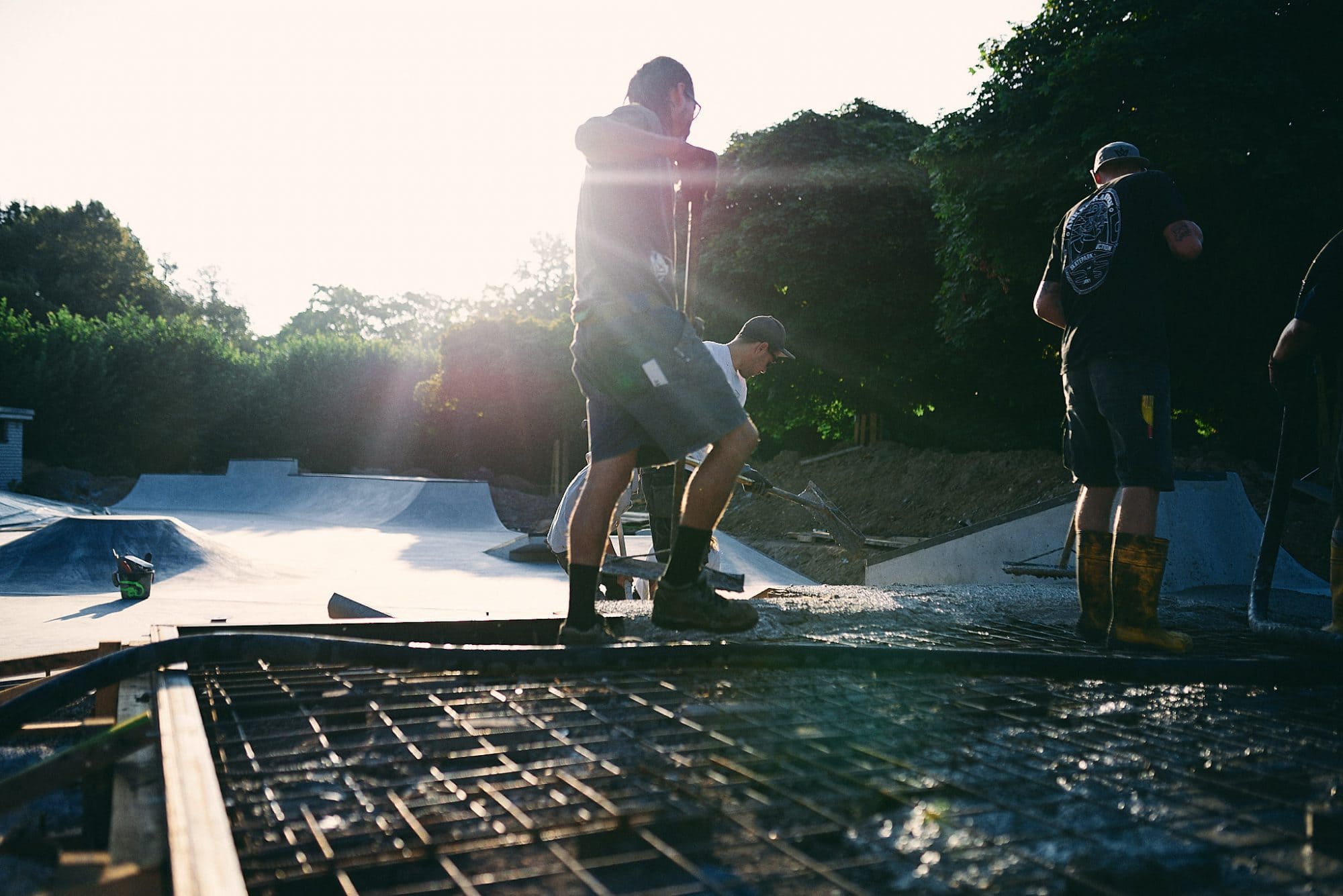 Baustellen Dokumentation Skatepark Bonn