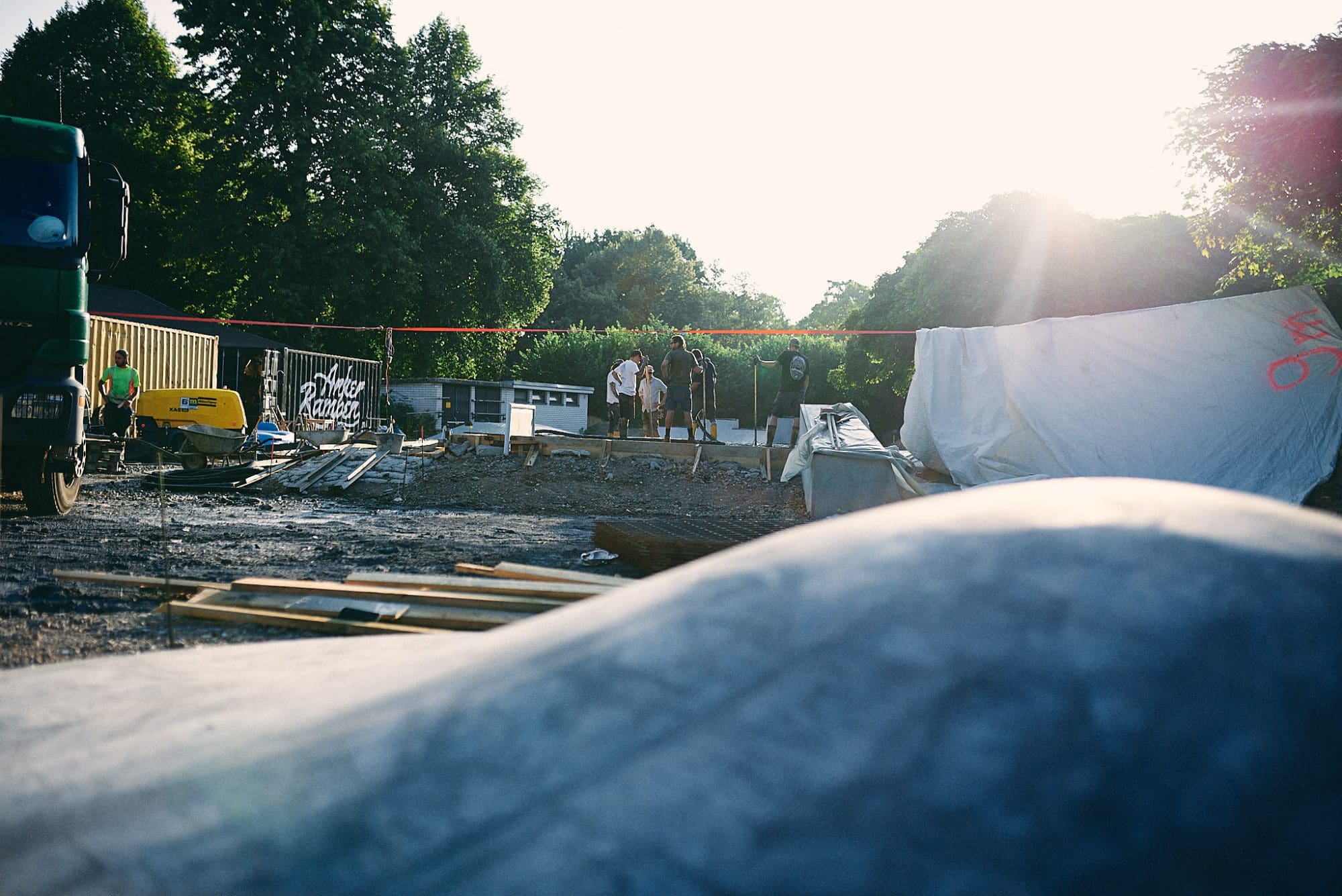 Baustellen Dokumentation Skatepark Bonn