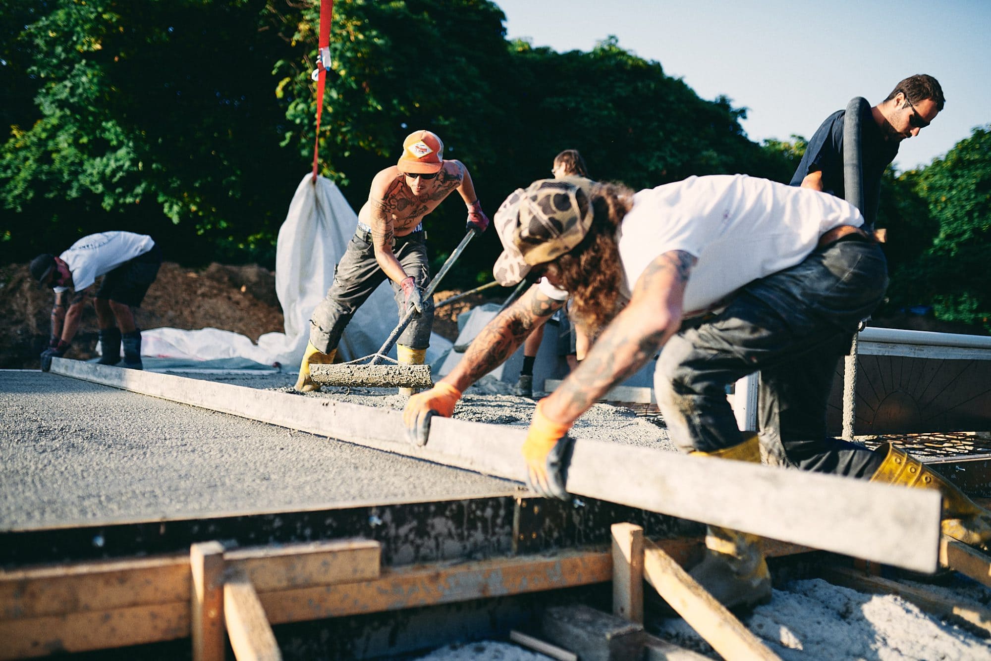 Baustellen Dokumentation Skatepark Bonn