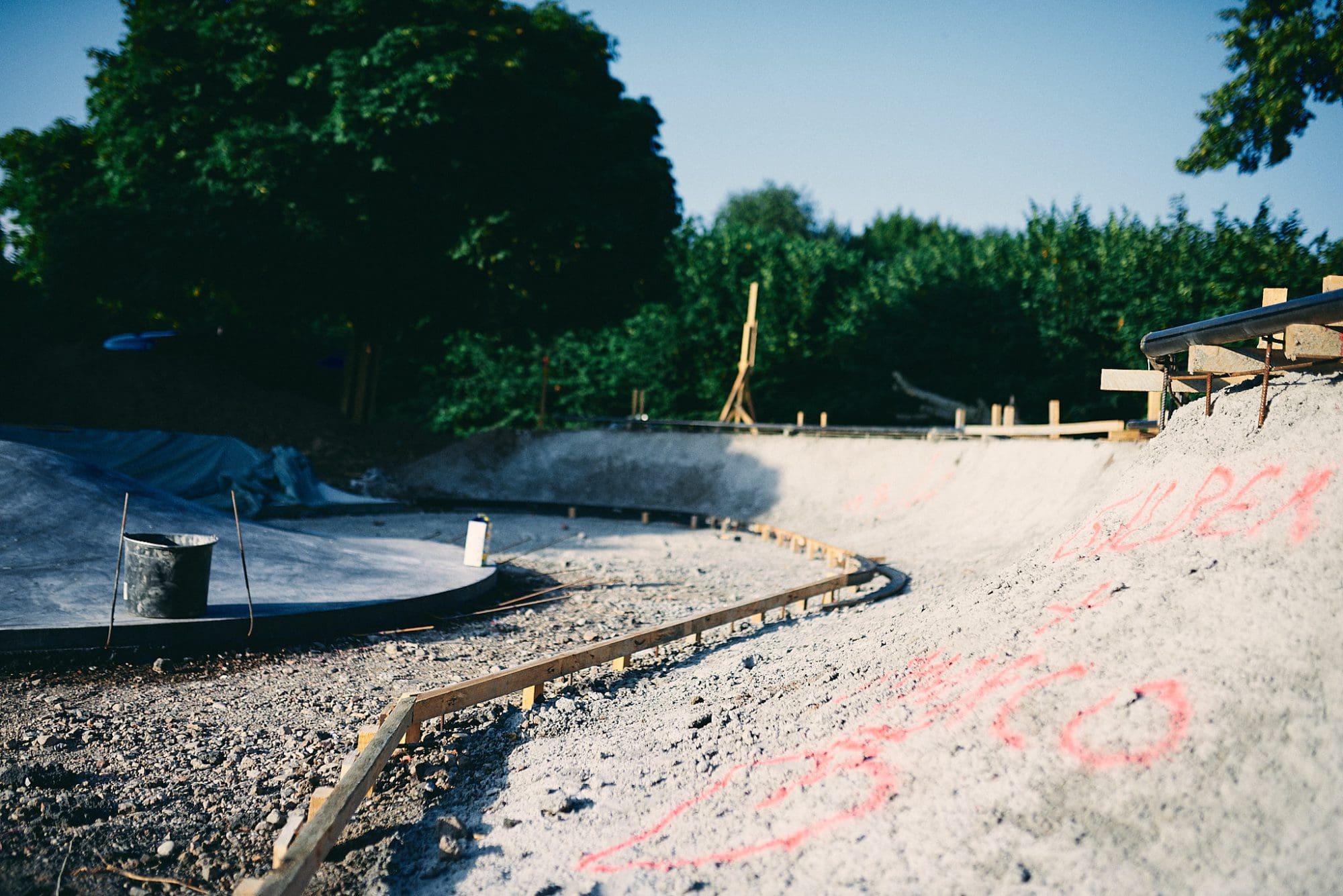 Baustellen Dokumentation Skatepark Bonn