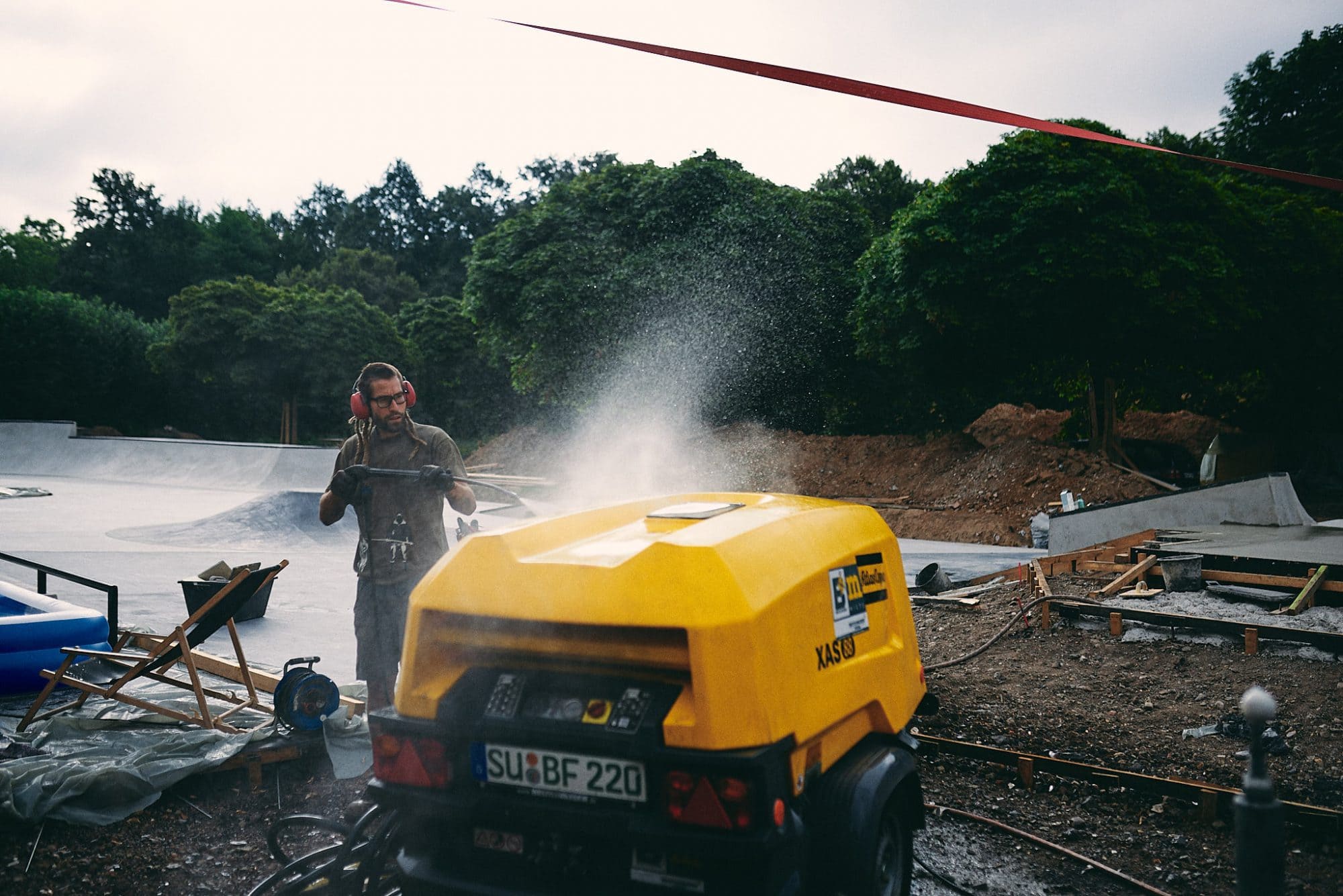 Baustellen Dokumentation Skatepark Bonn
