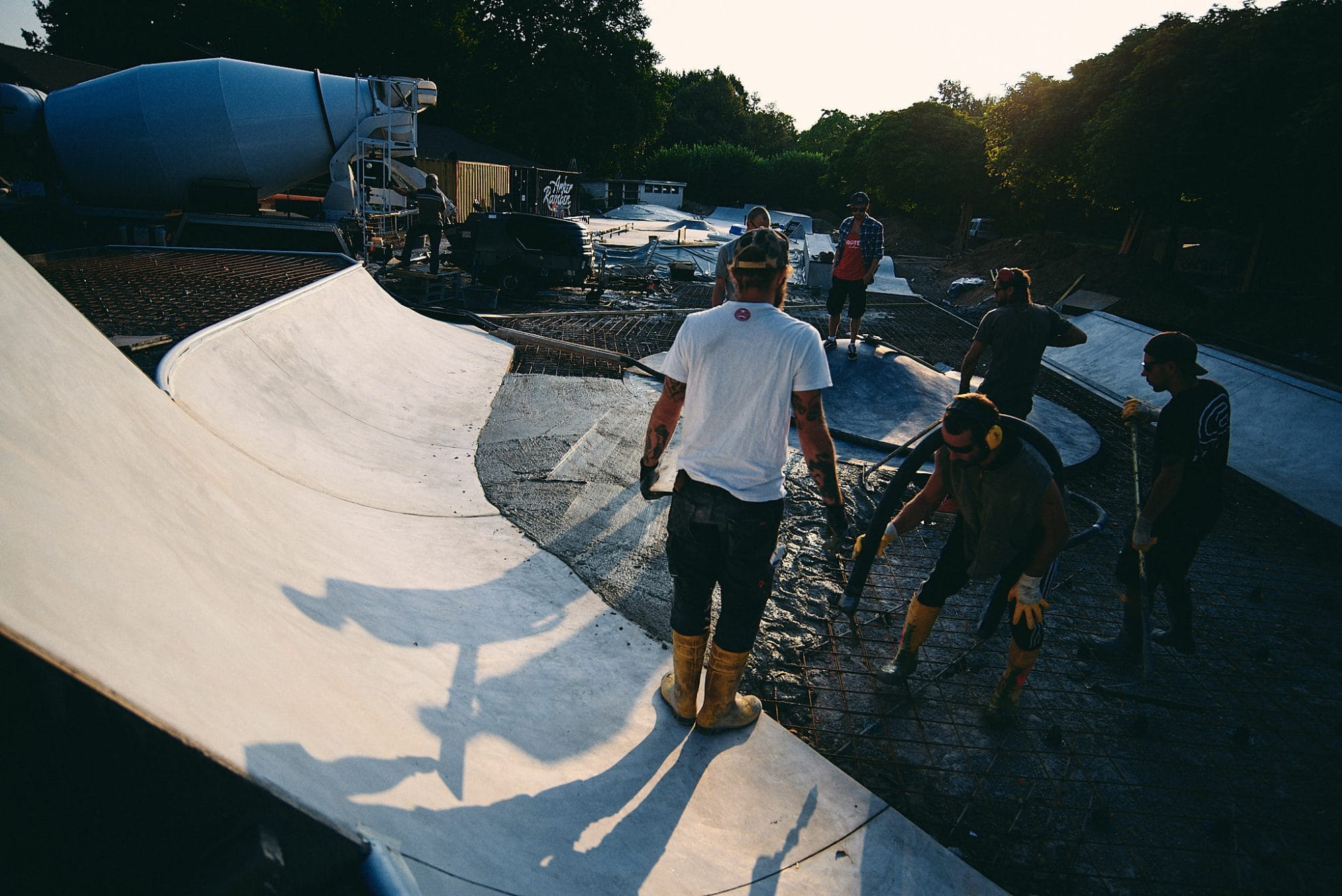 Baustellen Dokumentation Skatepark Bonn