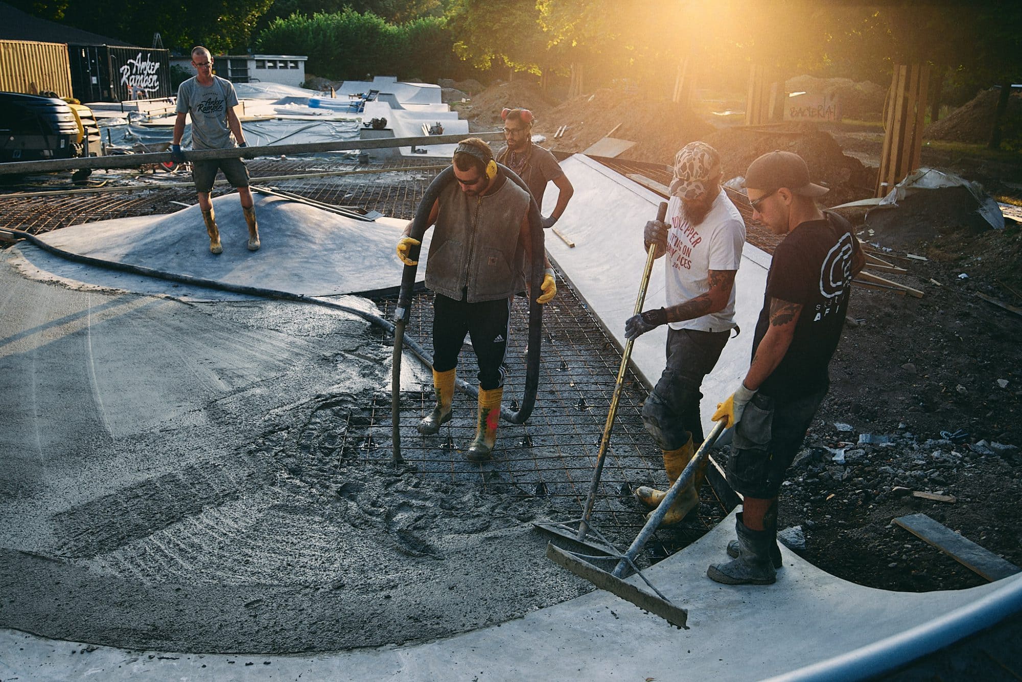 Baustellen Dokumentation Skatepark Bonn